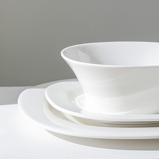 Stone + Lain Quadro 12-pc. Porcelain Dinnerware Set