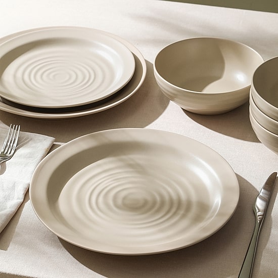 Stone + Lain Orbit 4-pc. Stoneware Dinner Plate