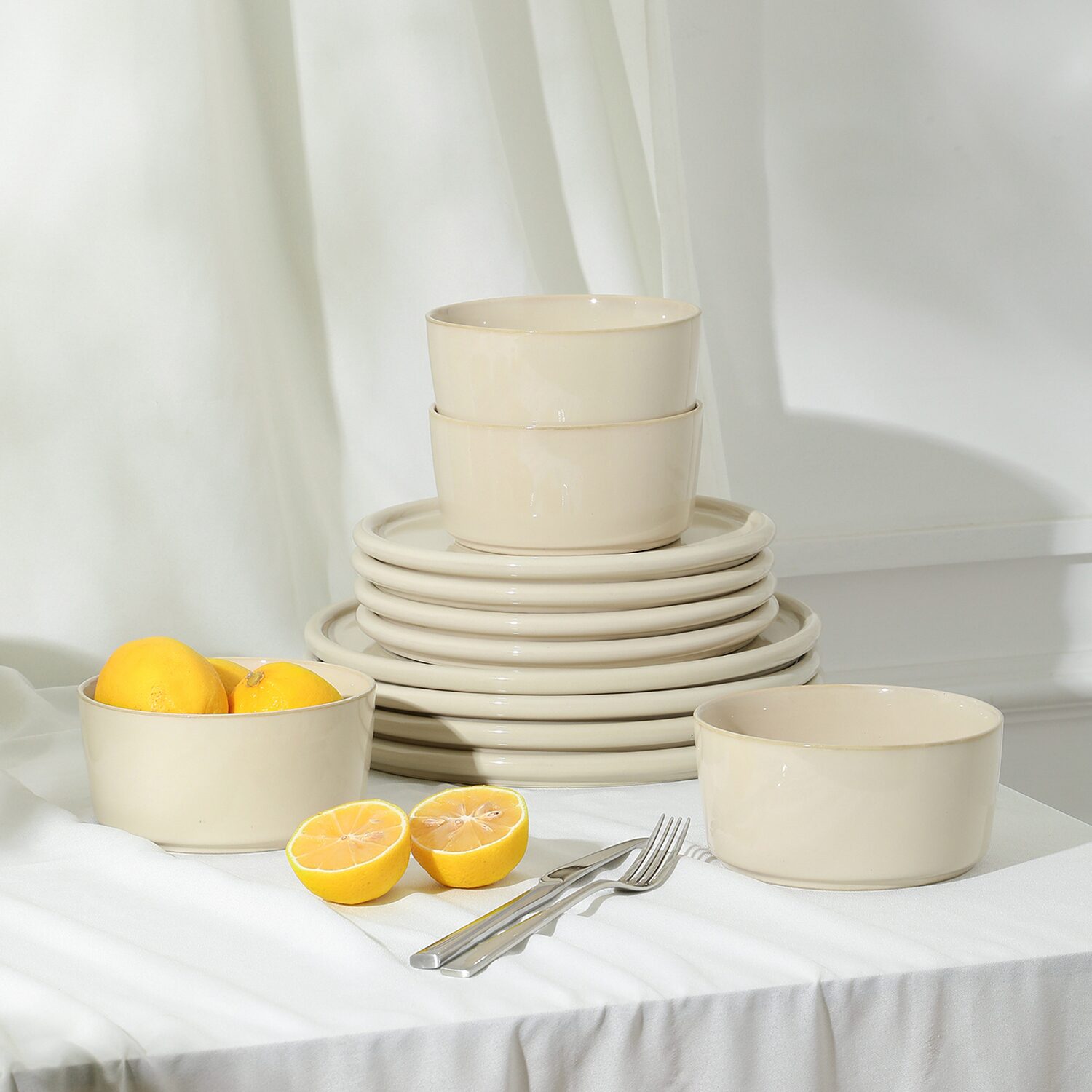 Stone + Lain Eden -pc. Stoneware Dinnerware Set