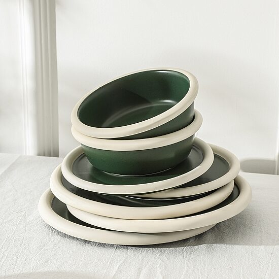 Stone + Lain Capri 4-pc. Stoneware Dinnerware Set