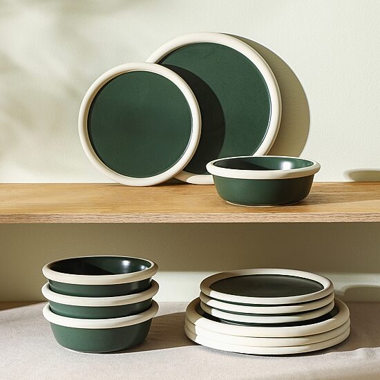 Stone + Lain Capri 4-pc. Stoneware Dinnerware Set