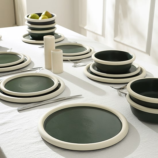 Stone + Lain Capri 4-pc. Stoneware Dinnerware Set