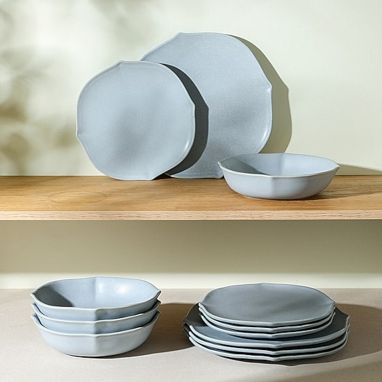 Stone + Lain Baskerville 12-pc. Stoneware Dinnerware Set