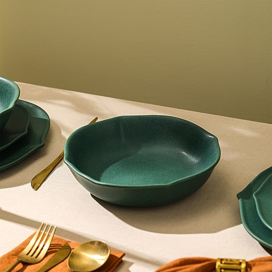 Stone + Lain Baskerville 24-pc. Stoneware Dinnerware Set