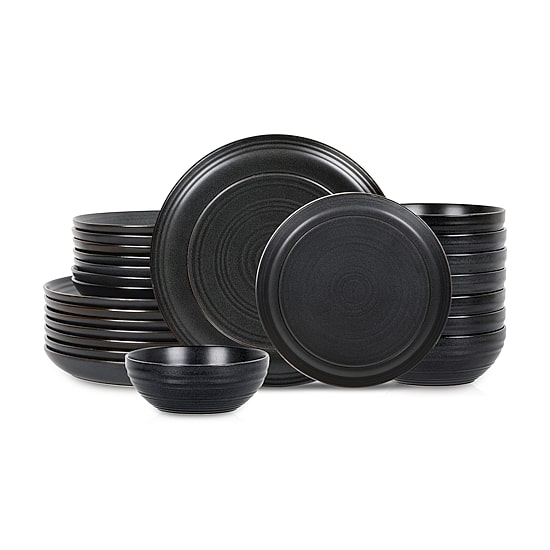Stone + Lain Elio 24-pc. Stoneware Dinnerware Set