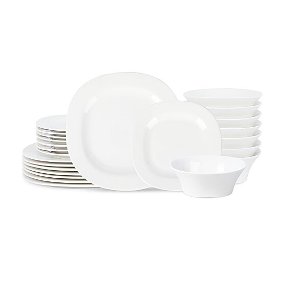 Stone + Lain Quadro Porcelain Dinnerware Set