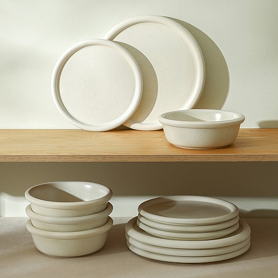 Stone + Lain Capri Stoneware 24-pc. Dinnerware Set