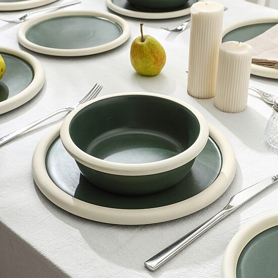 Stone + Lain Capri Stoneware 24-pc. Dinnerware Set