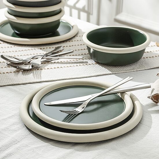 Stone + Lain Capri Stoneware 24-pc. Dinnerware Set