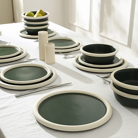 Stone + Lain Capri Stoneware 24-pc. Dinnerware Set