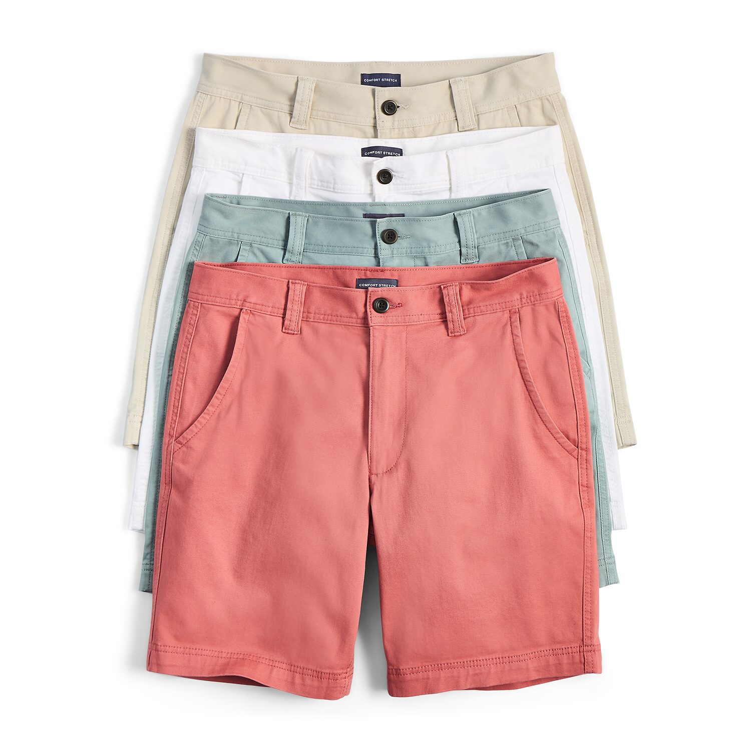 St. John's Bay Mens 9" STRETCH FABRIC Chino Short