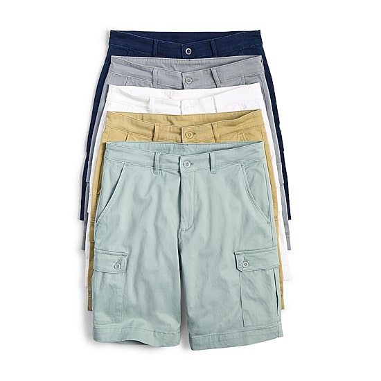 St. John's Bay Mens 10" Stretch Fabric Cargo Short