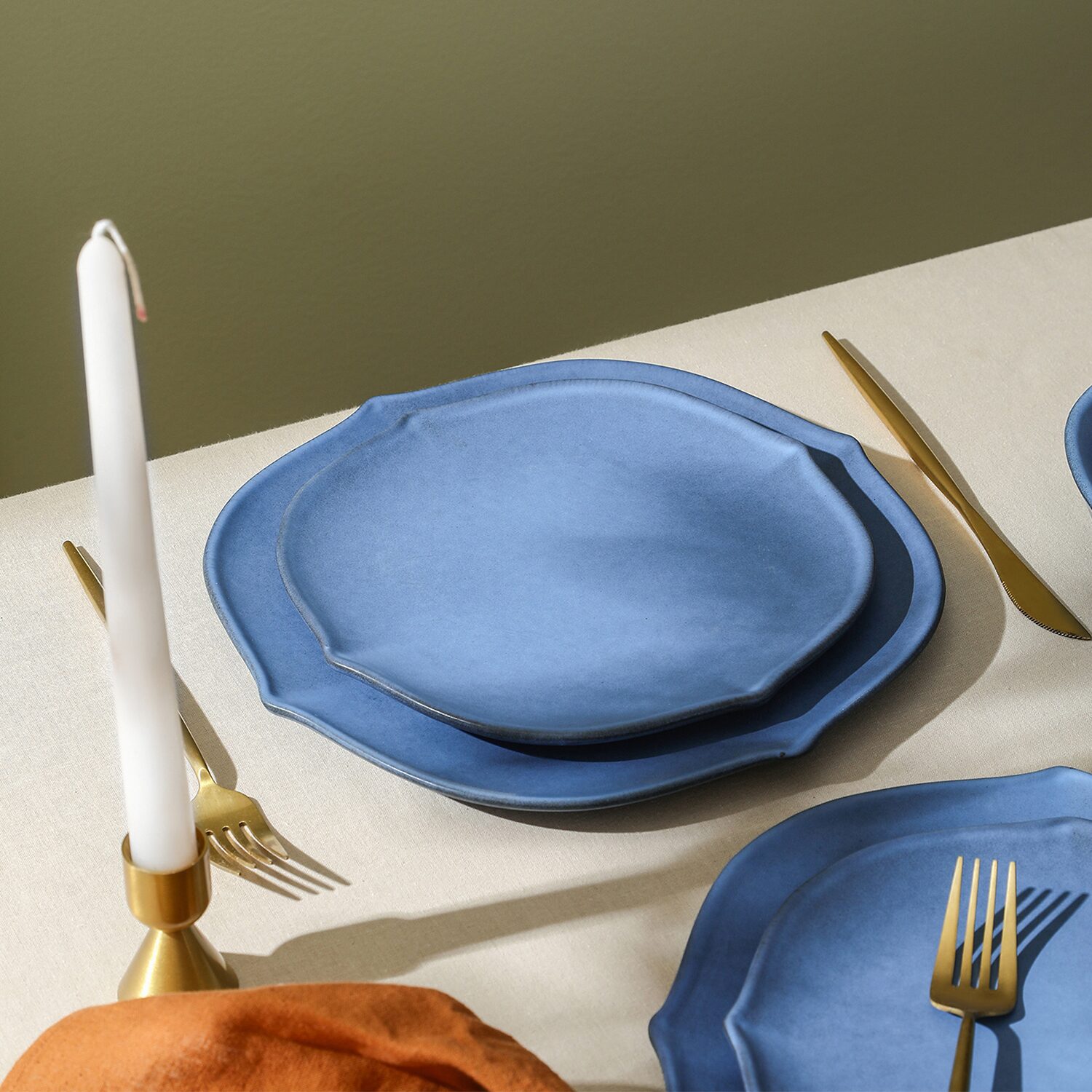Stone + Lain Baskerville -pc. Stoneware Dinnerware Set