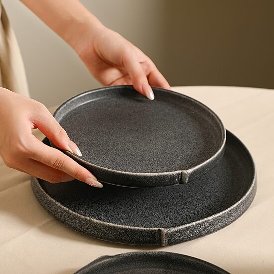 Stone + Lain Bao 4-pc. Stoneware Salad Plate