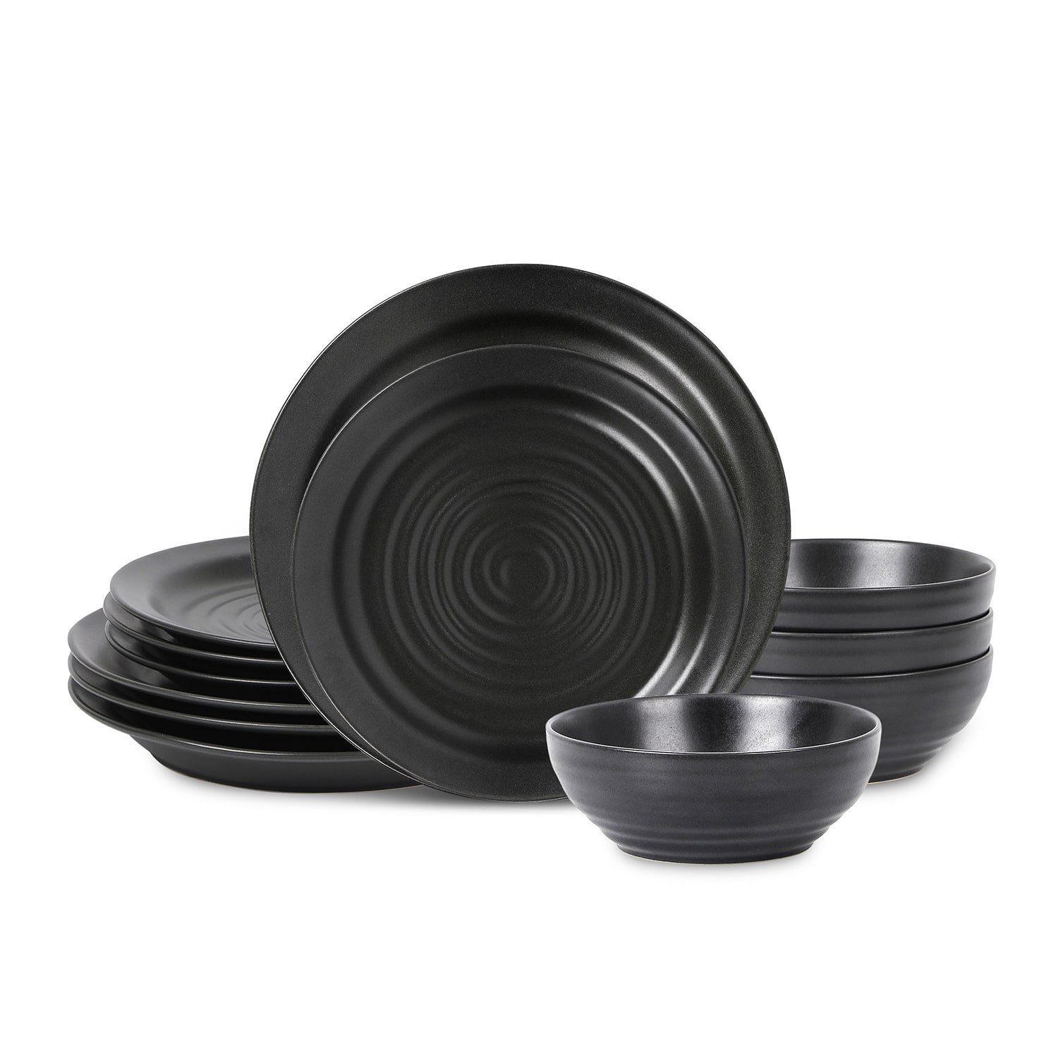 Stone + Lain Orbit 12-pc. Stoneware Dinnerware Set