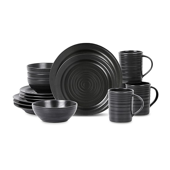 Stone + Lain Orbit 16-pc. Stoneware Dinnerware Set