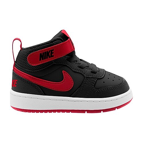 Nike Court Borough Mid 2 Baby/Toddler Shoes in Black | CD7784-018