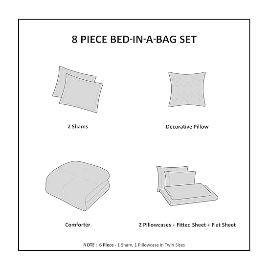 Mi Zone Kids Mia Complete Bed and Sheet Set with decorative pillow