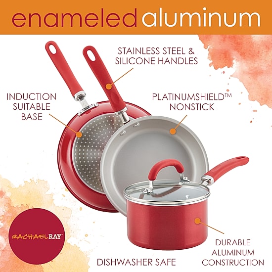 Rachael Ray Create Delicious 6-qt. Non-Stick Stockpot with Lid
