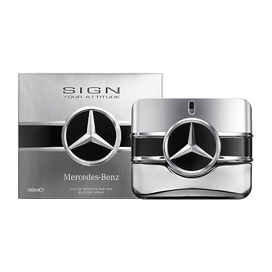 Mercedes-Benz Sign Your Attitude Eau De Toilette For Men, 3.4 Oz