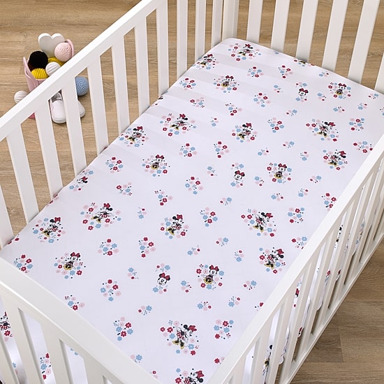 Disney Collection Minnie Mouse Crib Sheet