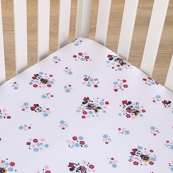 Disney Collection Minnie Mouse Crib Sheet