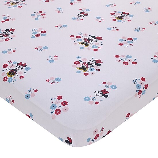 Disney Collection Minnie Mouse Crib Sheet