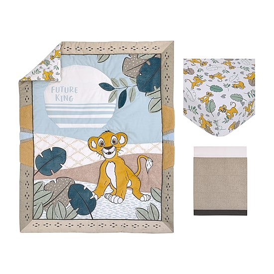 Disney Collection 3-pc. The Lion King Crib Bedding Set