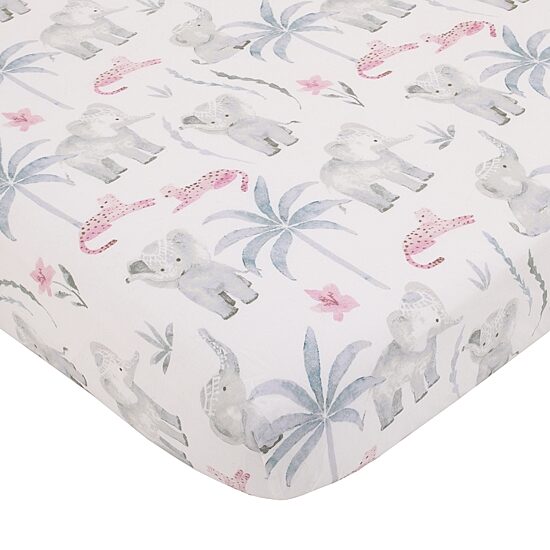 Nojo Elephant Princess 4-pc. Crib Bedding Set