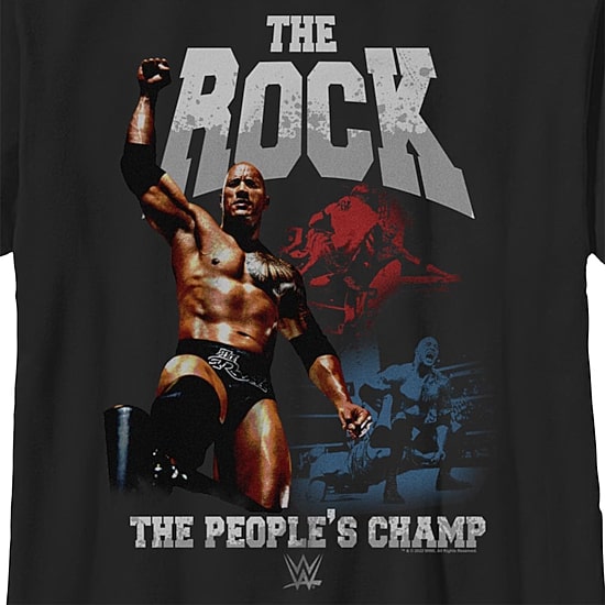 Little & Big Kid Boys Crew Neck Short Sleeve Regular Fit WWE Graphic T-Shirt