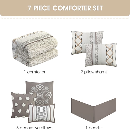 Stratford Park Anis 7pc Midweight Comforter Set