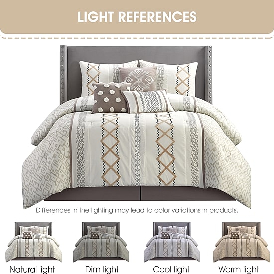 Stratford Park Anis 7pc Midweight Comforter Set