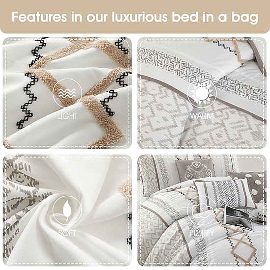 Stratford Park Anis 7pc Midweight Comforter Set