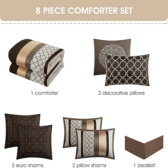 Stratford Park Mirza 8-pc. Complete Bedding Set