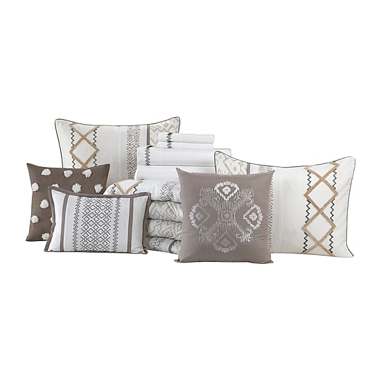 Stratford Park Quinn 15-pc. Geometric Midweight Comforter Set