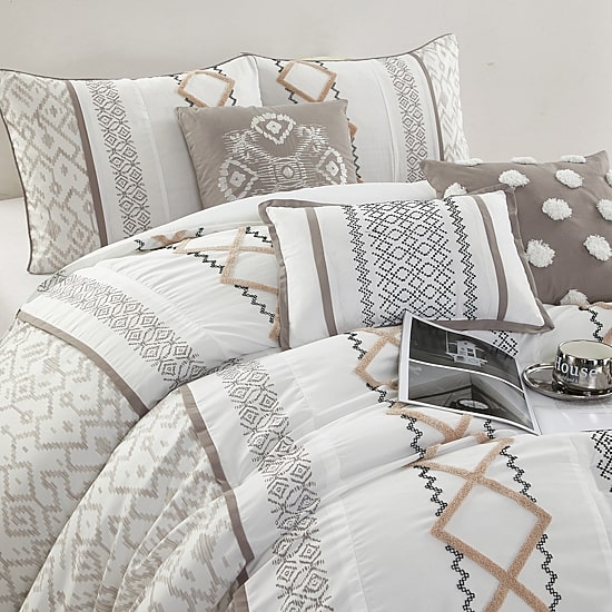 Stratford Park Quinn 15-pc. Geometric Midweight Comforter Set
