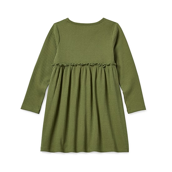 Okie Dokie Toddler & Little Girls Long Sleeve Knit A-Line Dress