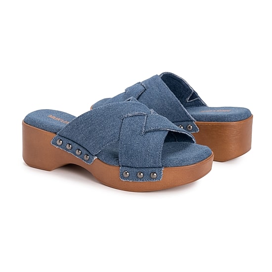 Muk Luks Womens Cadence Wedge Sandals