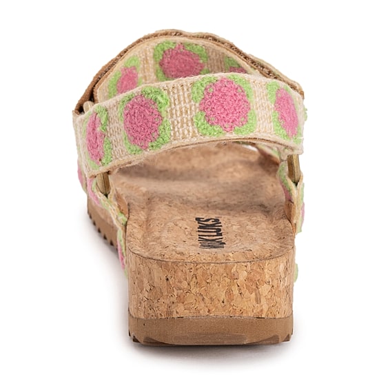Muk Luks Piper Womens Footbed Sandals