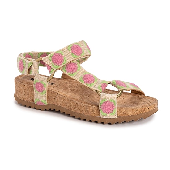 Muk Luks Piper Womens Footbed Sandals