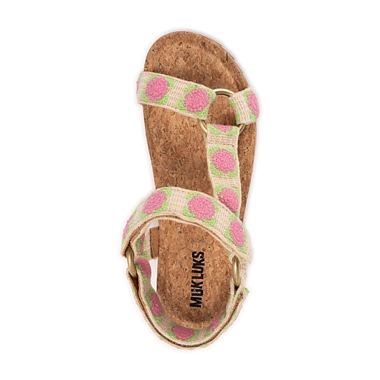 Muk Luks Piper Womens Footbed Sandals