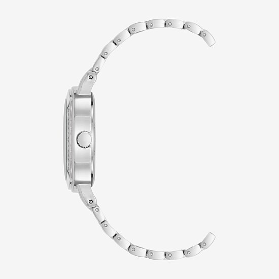 Armitron Womens Silver Tone Bracelet Watch 75-5976mpsv