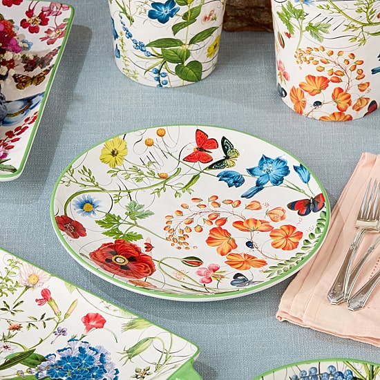 Certified International Greenhouse 4-pc. Ceramic Dinner Plate