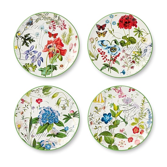 Certified International Greenhouse 4-pc. Ceramic Salad Plate