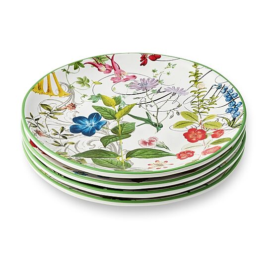 Certified International Greenhouse 4-pc. Ceramic Salad Plate