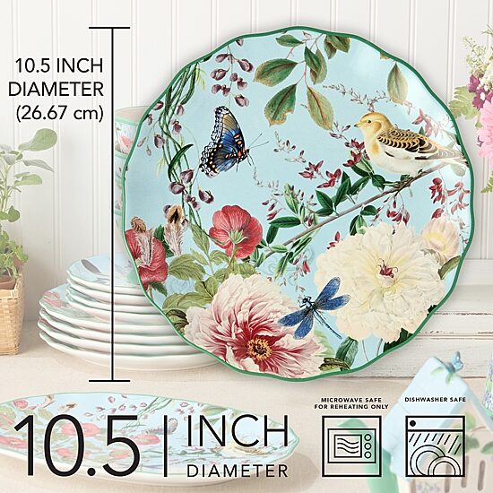 Certified International Flora 4-pc. Ceramic Dinner Plate