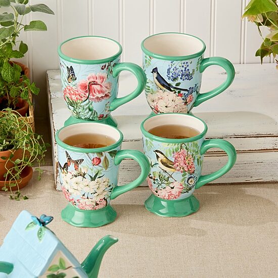 Certified International Flora 4-pc. Coffee Mug