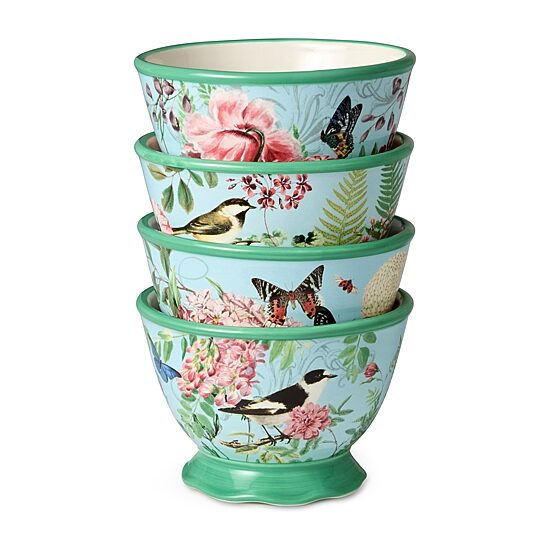 Certified International Flora 4-pc. Ceramic Ice Cream Bowl
