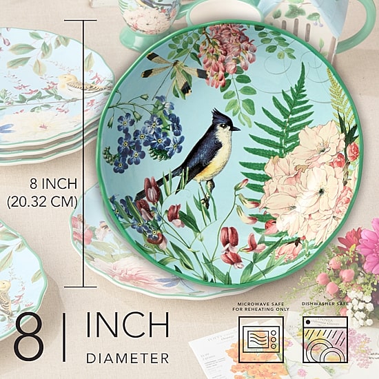 Certified International Flora 4-pc. Ceramic Soup Bowl