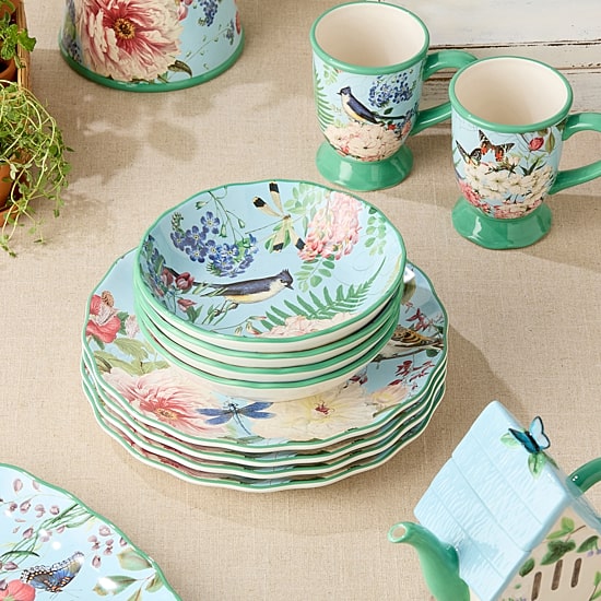 Certified International Flora 4-pc. Ceramic Soup Bowl